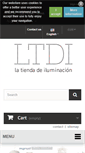 Mobile Screenshot of latiendadeiluminacion.com